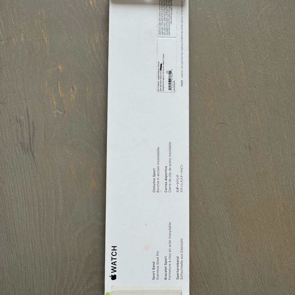 Apple Watch Sport Band 38mm 40mm 41mm Series 3 4 5 6 7 8 9 SE Starlight - Picture 2 of 6